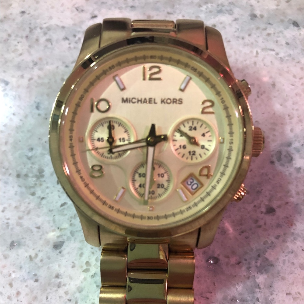 Michael Kors Women’s Chronograph Gold Watch